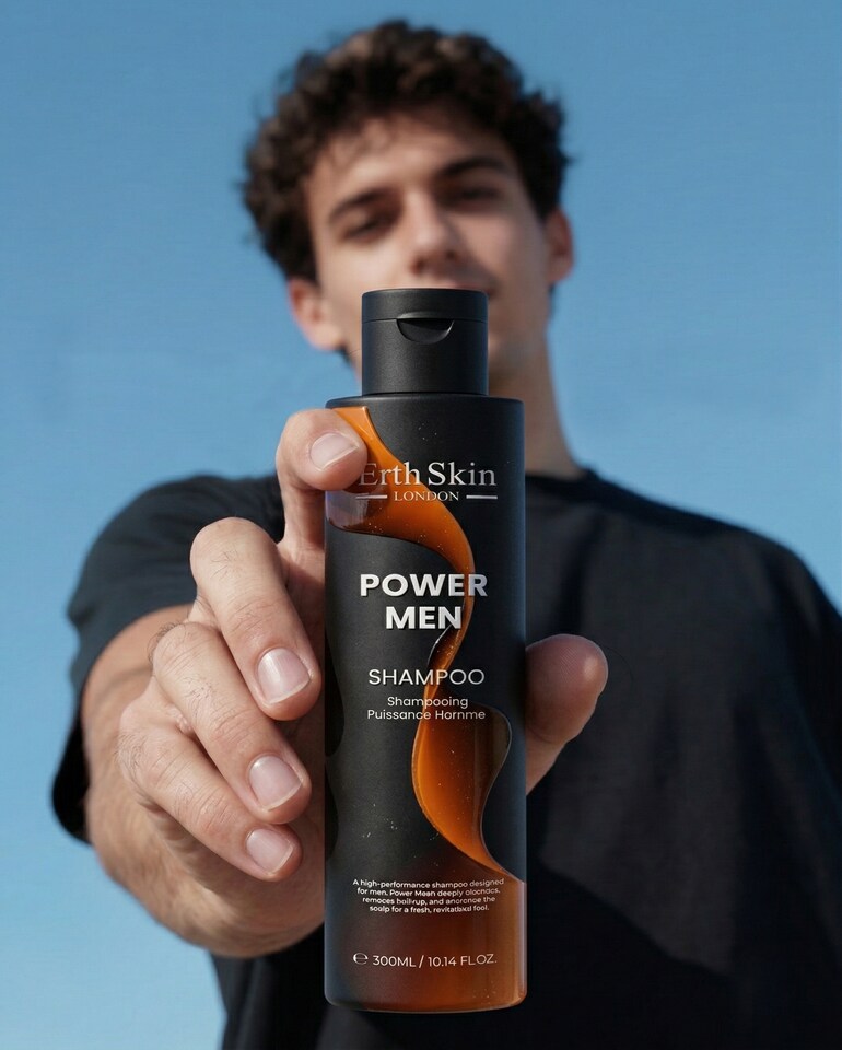 image 1 of Erth Skin London Power Men Shampoo