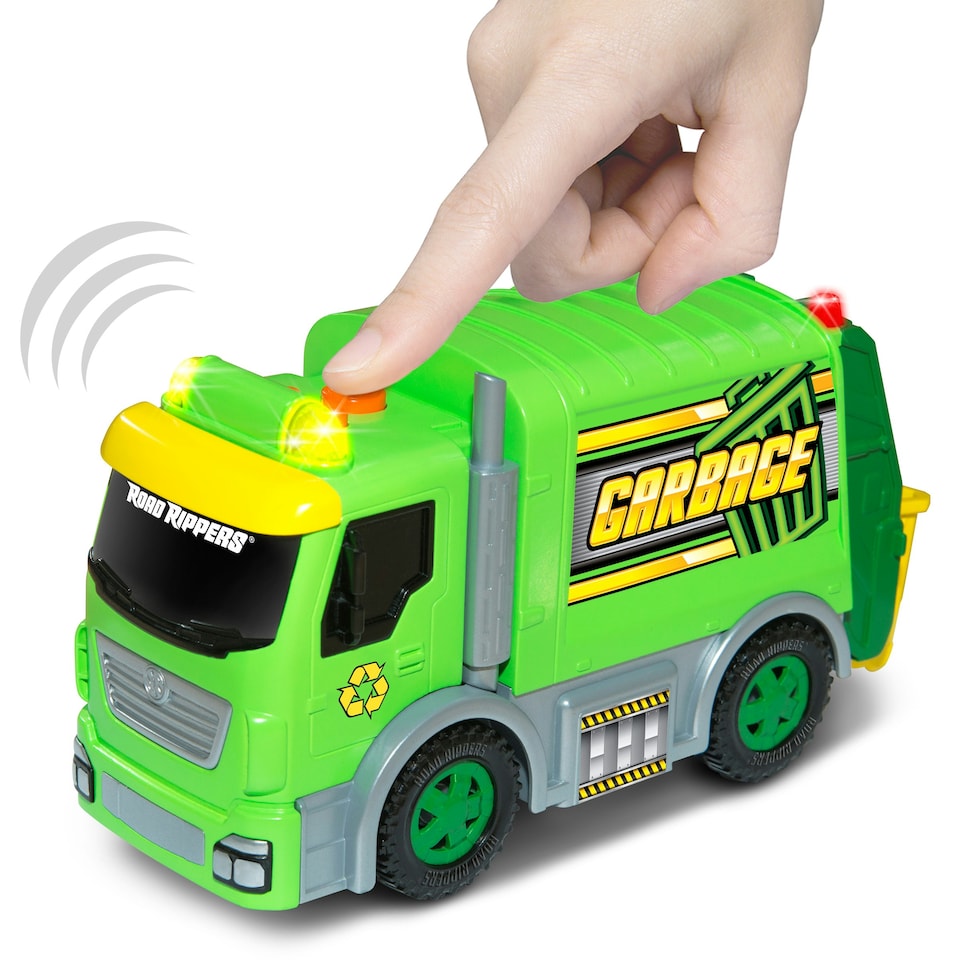 image 1 of Nikko Road Rippers 20cm City Service Fleet Garbage Truck