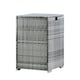 image 1 of Teamson Home Wicker Gas Tank Table for Fire Pits for 20 lb Propane Tank Cover, Grey