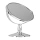 image 1 of Chrome Large Swivel Mirror Silver
