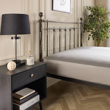 Hotel Pure Luxury 5 Star Fitted Sheet Grey Single | Grey | Single