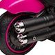 image 9 of HOMCOM 6V Kids Electric Motorbike Ride-Ons Motorcycle with Training Wheels, Light, for Ages 18-36 Months - Pink