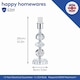 image 4 of Contemporary and Chic Clear K9 Crystal Glass Table Lamp Base with Faceted Moulds | Clear | Transparent | 1