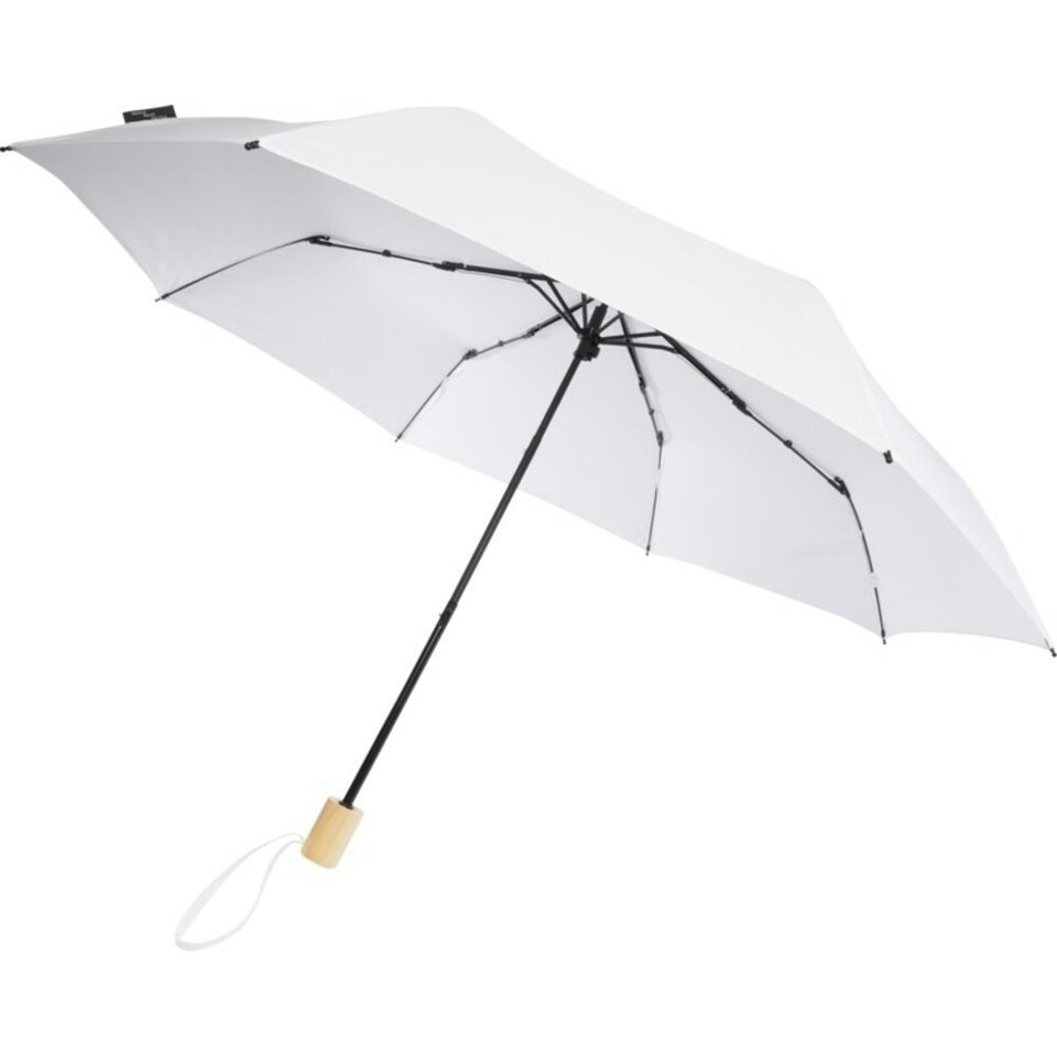 image 1 of Avenue Birgit Recycled Folding Umbrella - White - One Size