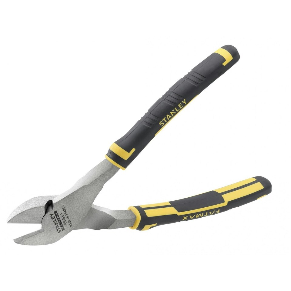 image 1 of Stanley Hand Tools Fatmax Angled Diagonal Cutting Pliers - Multi Colour - 200mm