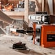 image 8 of VonHaus Benchtop Belt and Disc Sander with Cast Iron Base