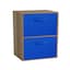 Rustic Brown & Dark Blue