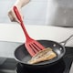image 2 of Zeal Silicone Flexible Slotted Kitchen Turner, 30cm, Red