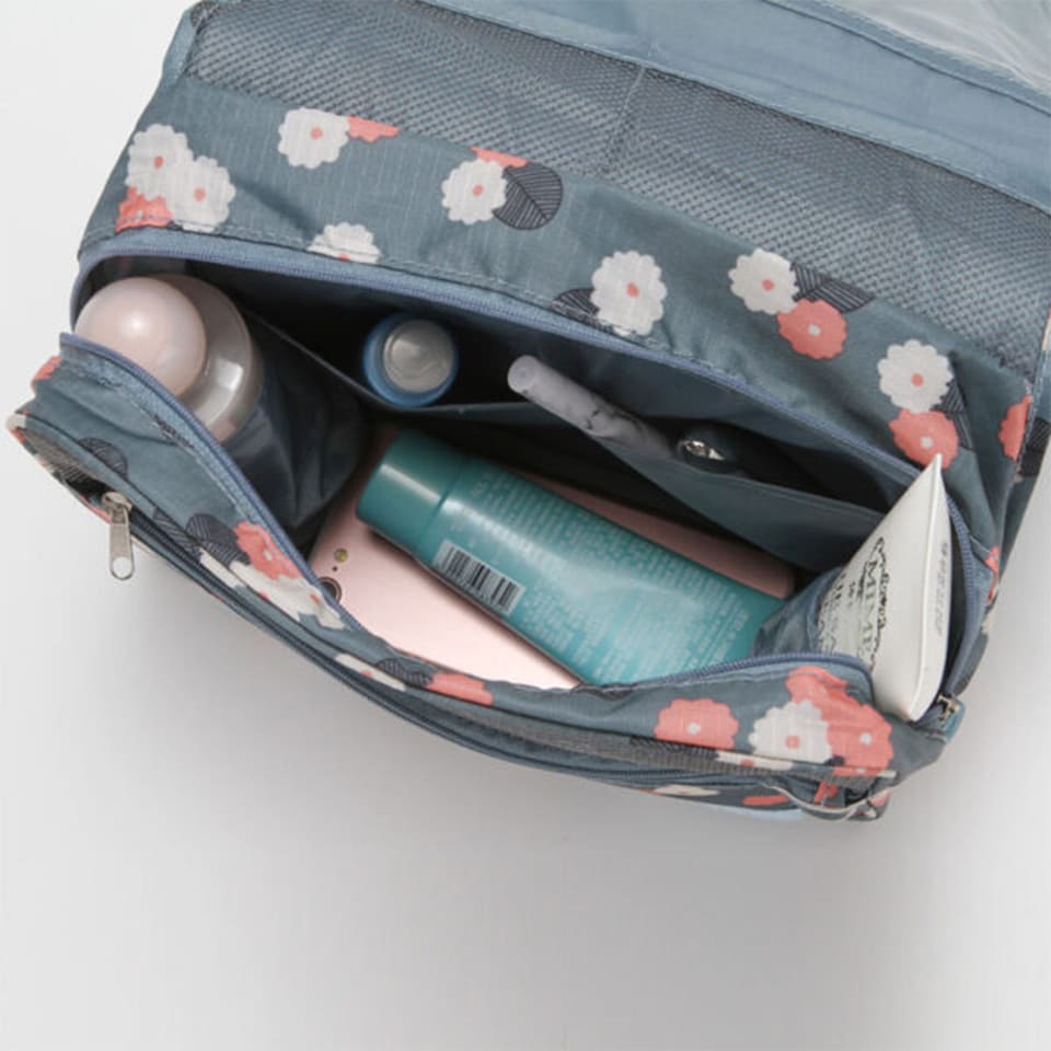 image 1 of Portable Travel Storage Bag | Blue | Blue | 2