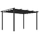 image 1 of Outsunny 3 x 4m Aluminium Pergola with Retractable Roof, Garden Gazebo Canopy
