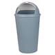 image 3 of 25Le Push Can Bin Swing Top Lid Kitchen Office Waste Garbage Rubbish | Blue | Blue | 25 Litre | 1