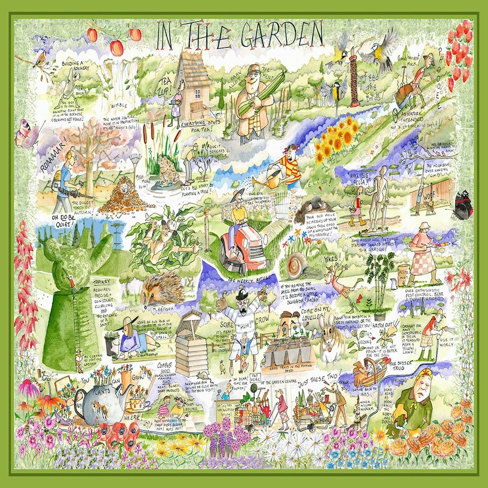 image 1 of In The Garden - Tim Bulmer 1000 Piece Jigsaw Puzzle