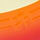 image 4 of Scruffs Ceramic Ombre Pet Food Bowl 13cm | Orange | 1