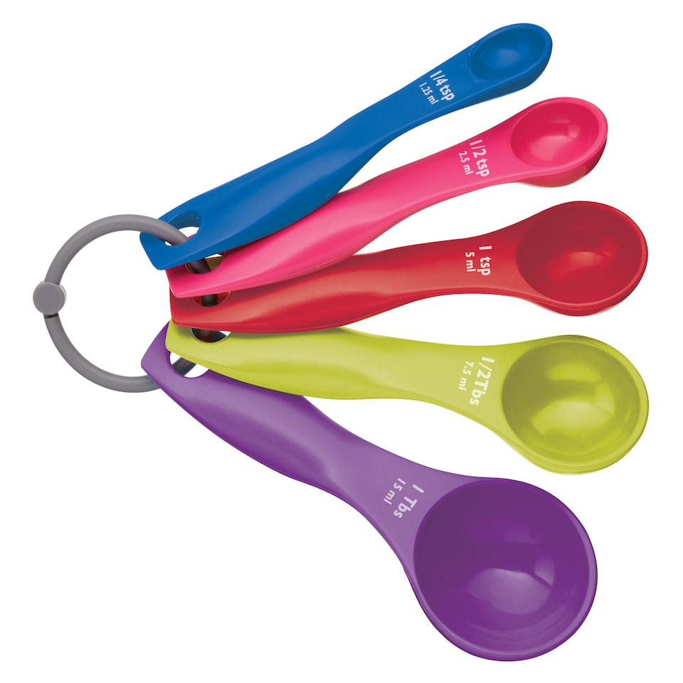 image 1 of Colourworks 5 Piece Measuring Spoon Set | Multi | Not provided