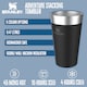 image 6 of Stacking Tumbler 0.47L | Grey | Grey