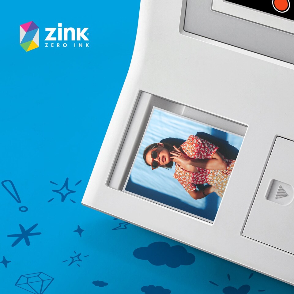 image 1 of 100 Sheets - HP Sprocket 3.5 x 4.25” Zink Sticky-backed Photo Paper