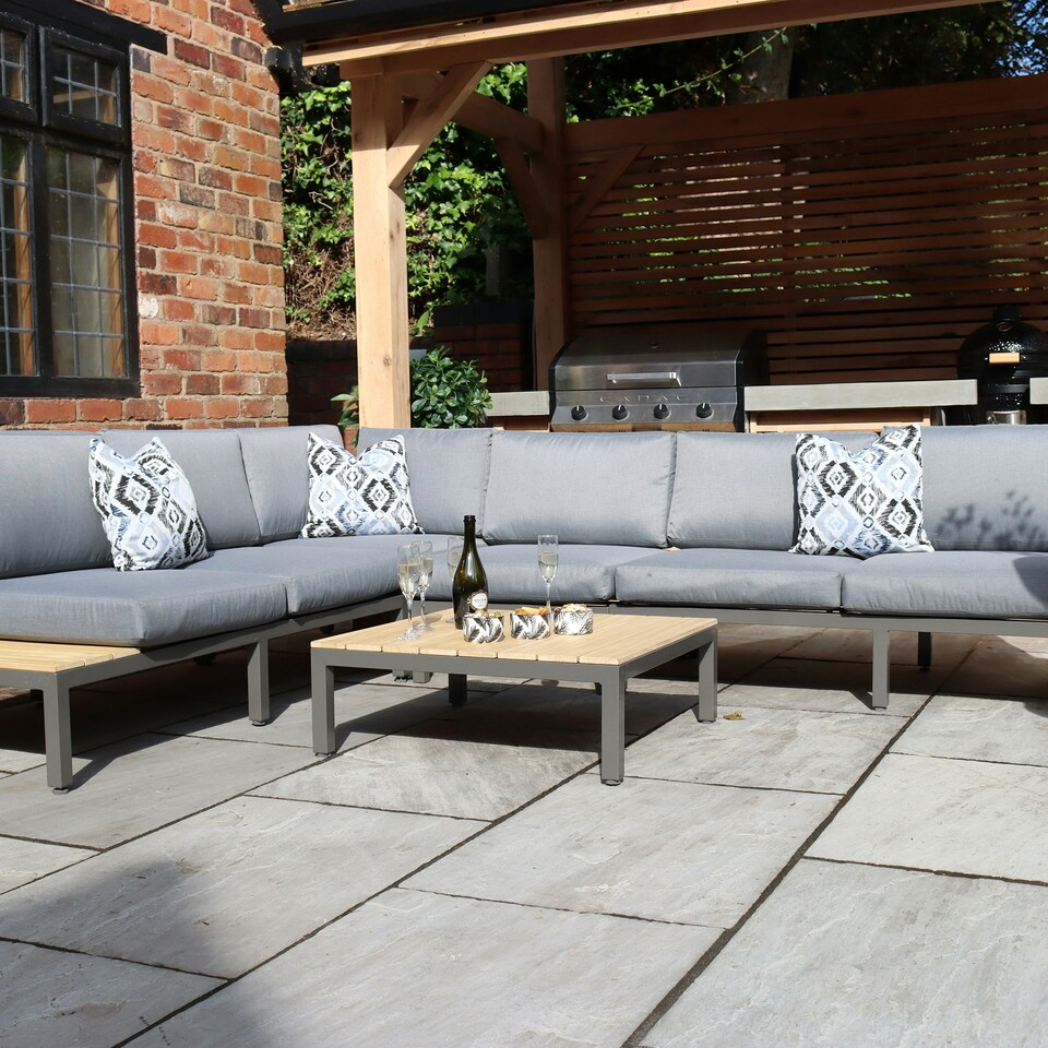 image 1 of Aspen 6 Seater Corner Lounging Set