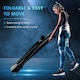 image 4 of HOMCOM 1.85HP Foldable Electric Treadmill Fitness Safety Lock LED screen-Black