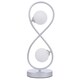 image 9 of Lena 2 Light Matte Silver Table Lamp Chrome