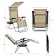 image 4 of Yaheetech 2PCS 62.5 cm W Outdoor Zero Gravity Chairs-Beige | Cream | Beige | One Size