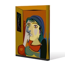 thinking woman (Canvas Print) / 127 x 101 x 4cm | Multi