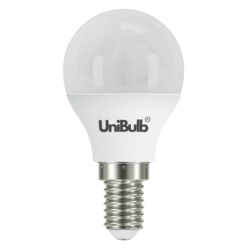 image 1 of UniBulb LED Golf Ball E14 470lm 4.2W 3000K (Warm White) Light Bulb - Pack of 3
