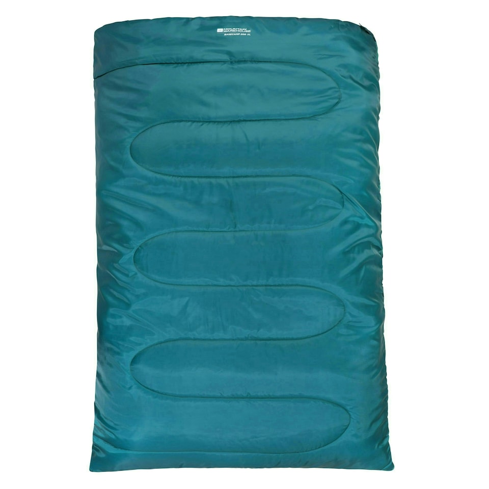 image 1 of Mountain Warehouse Basecamp 200 XL Sleeping Bag Warm & Cosy Camping Hiking Bed Blue