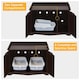 image 6 of Yaheetech Pet Litter Box with Spacious Storage Space N/A | Espresso | One Size