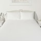image 2 of OHS Cooling Protector Soft Breathable Washable Bed Pillow Cover White | One Size