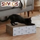 image 8 of Skylos 4PCS Cardboard Scratcher Scratching Lounge Pad Cat Scratching Board