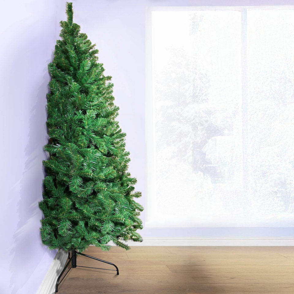 image 1 of Christmas Tree World  4ft/120cm Arbor Vitae Fir Half Christmas Tree