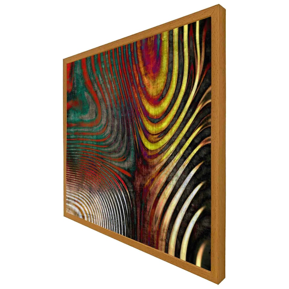 image 1 of Psychedelic print (Picutre Frame) White | S