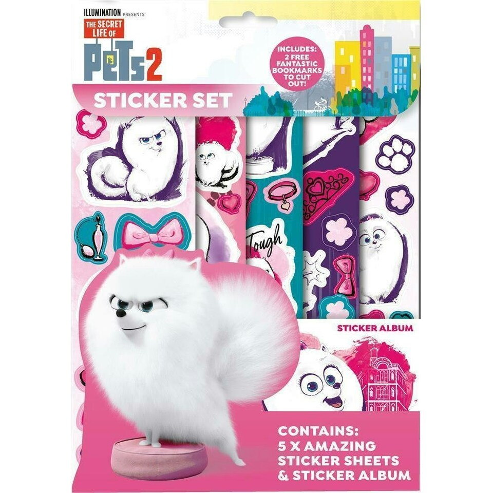 The Secret Life Of Pets 2 Stickers Set - Multicoloured - One Size