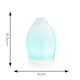 image 3 of ValueLights Confetti Gifting Matte White Table Lamp with White Drum Shade and Integrated LED 5W Multicolour Bulb