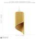 image 7 of Modern Designer Satin Gold Tubular Bells Styled Ceiling Pendant Light Shade | Gold | Gold | 1