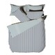 image 4 of Yard Hebden Stripe Super King Duvet Cover Set