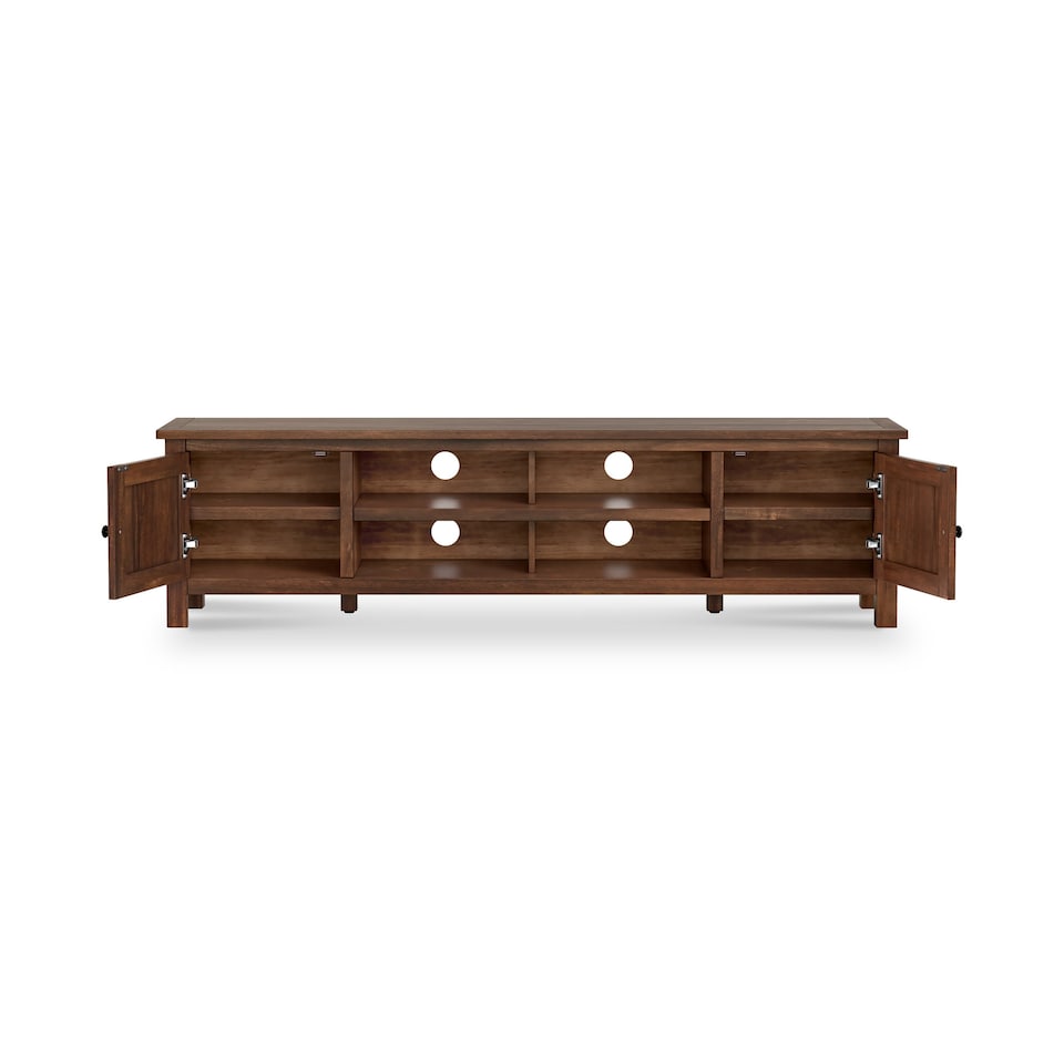image 1 of Duchy Acacia 180cm Extra Wide TV Unit - Fully Assembled By Roseland Furniture