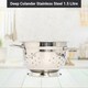 image 3 of Buckingham Premium Stainless Steel Deep Colander 1.5 Litre / 17.5 cm