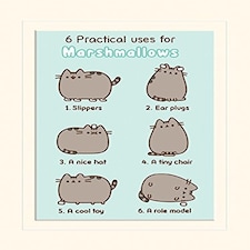 LX - PUSHEEN (PRACTICAL USES FOR MARSHMALLOWS) - POSTER / PRINTS