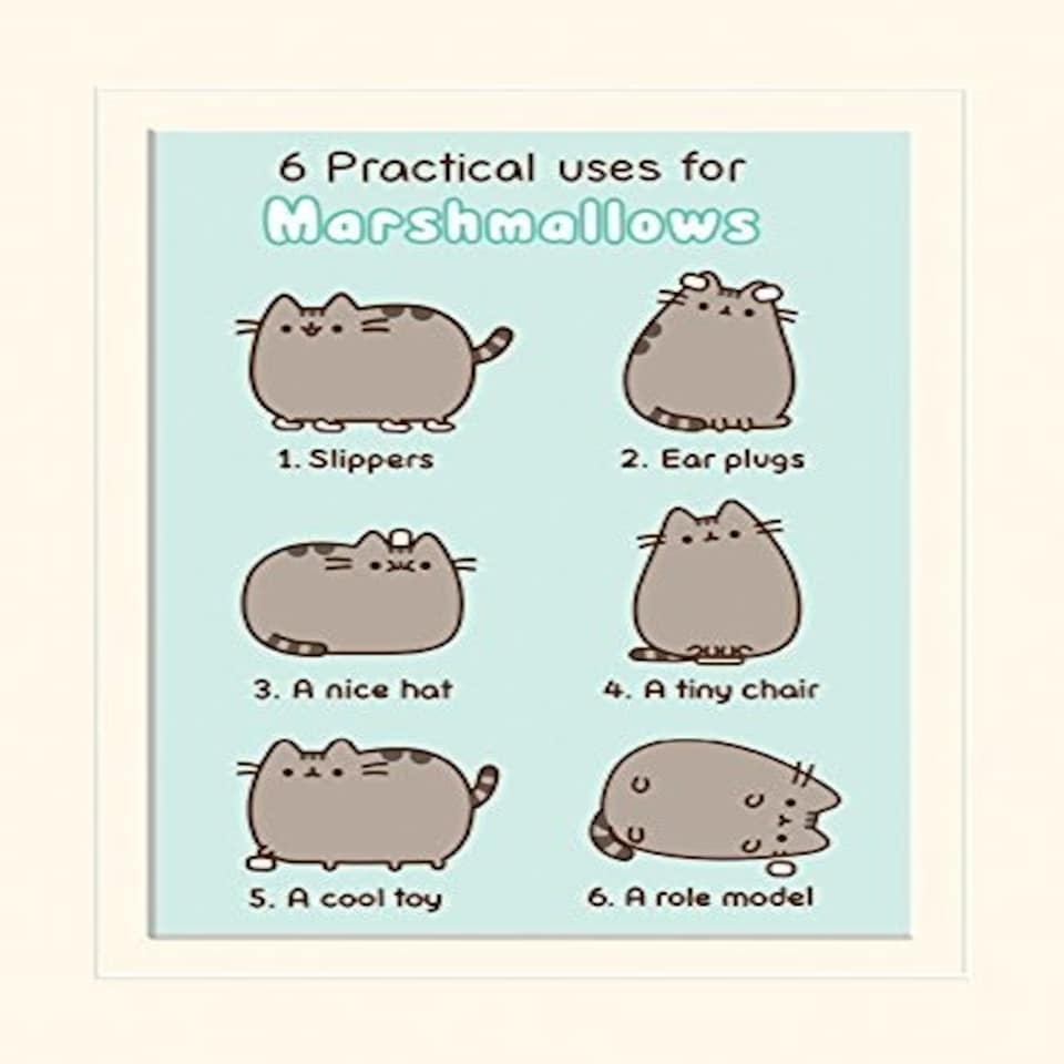 LX - PUSHEEN (PRACTICAL USES FOR MARSHMALLOWS) - POSTER / PRINTS