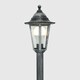 image 2 of ValueLights Mayfair Bollard Black Outdoor Bollard Light Black
