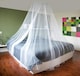 image 1 of White Mosquito Net Fly Insect Protection Single Entry Double King Queen Canopy | White