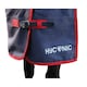 image 2 of HYCONIC No Fill Horse Turnout Rug - Charcoal/Red - 5´ 9"