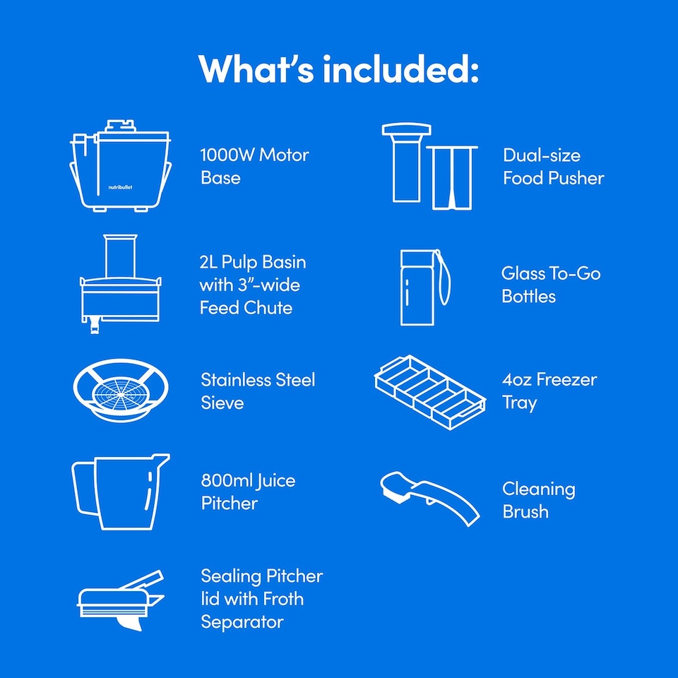 image 1 of nutribullet Juicer Pro Silver