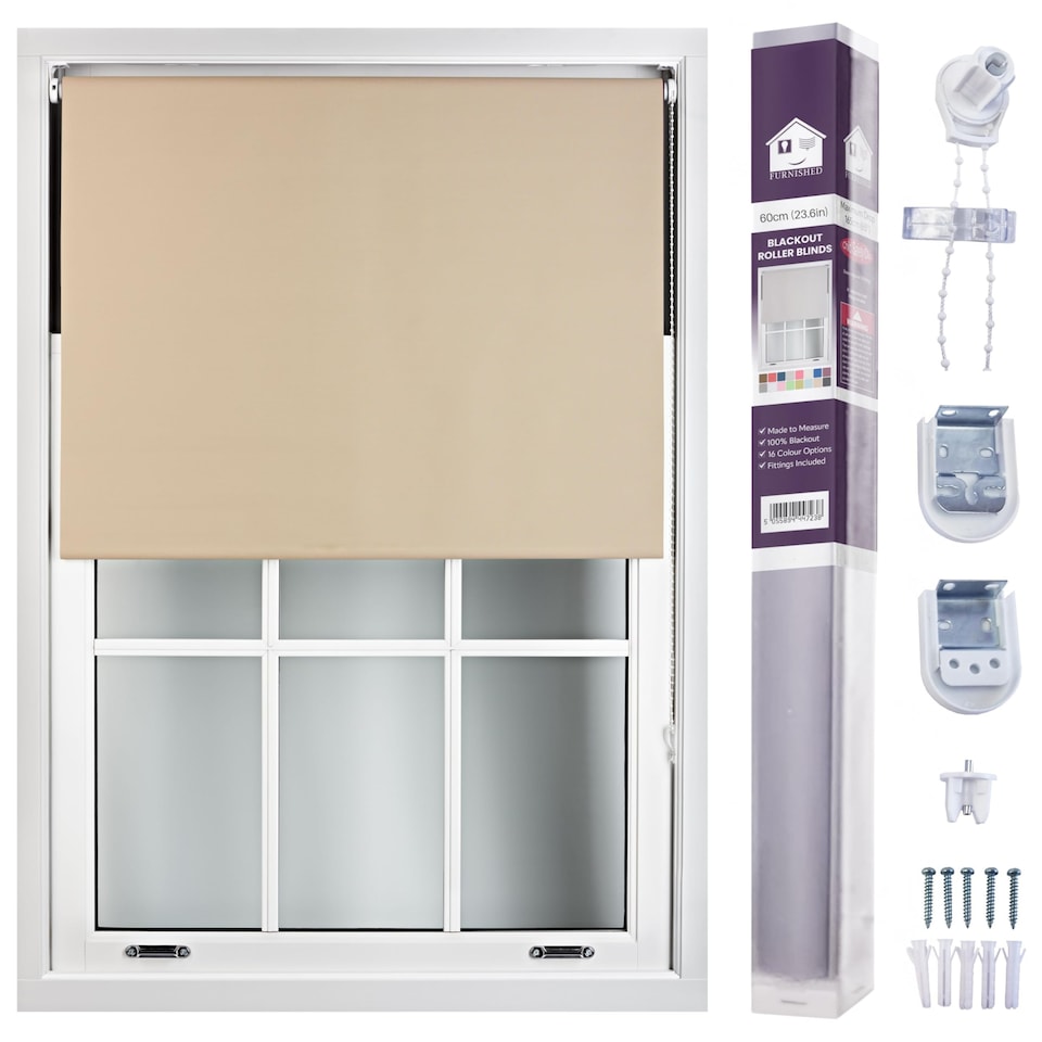 image 1 of Made to Measure Blackout Roller Blind | Standard Fittings