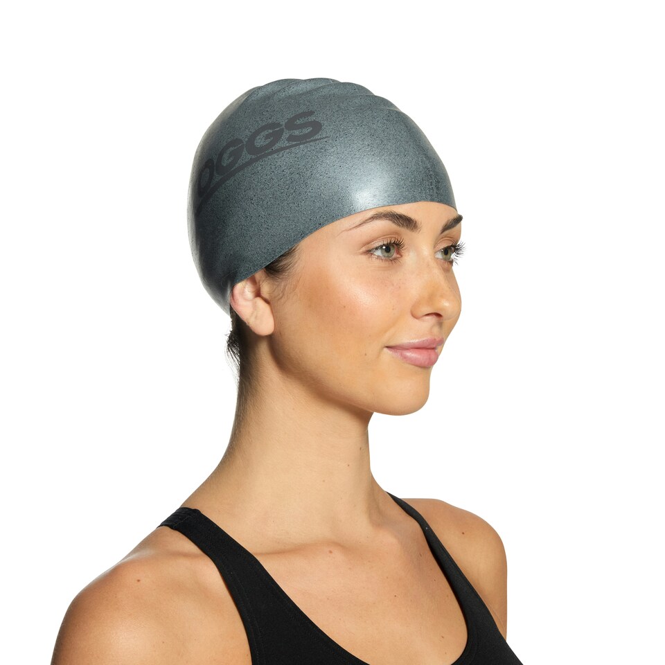 image 1 of Zoggs Easy Fit Swimming Cap - Silver