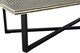 image 3 of Sleek Coffee Table, Black And White Bone Design Decorative Table For Livingroom, Sturdy Modern Coffee Table | Black