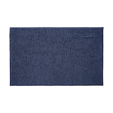 Chenille Bobble Bath Mat Non-Slip 60 x 90cm - Navy Blue