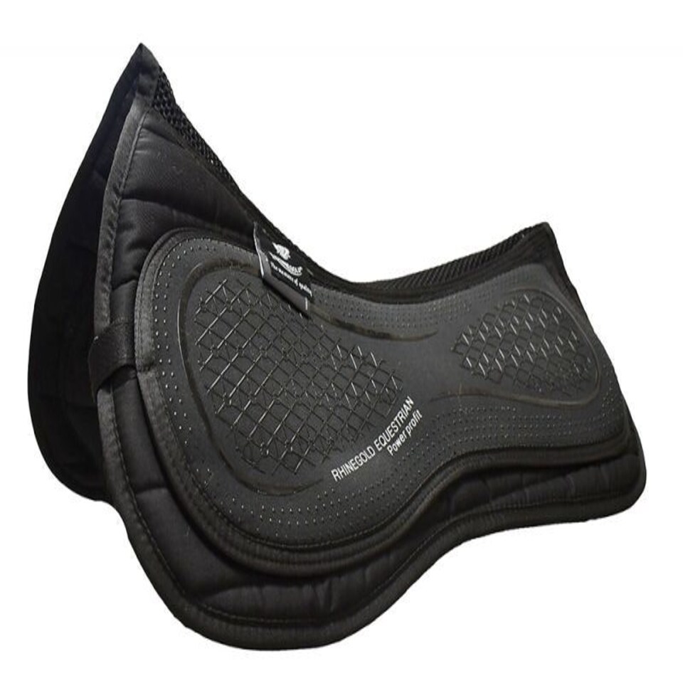 image 1 of Rhinegold Silicone Top Interchangeable Riser Pad Black | Size: Cob
Colour: Black