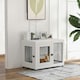 image 2 of PawHut Pet Crate End Table w/ Soft Washable Cushion for Lage Medium Small Dogs